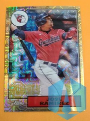 2022 Topps Series 1 Silver Pack Chrome Mojo #T87C-28 Jose Ramirez
